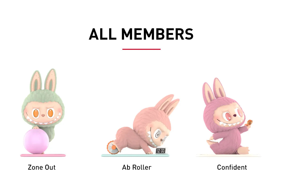THE MONSTERS - LAZY YOGA SERIES figures Blind Box