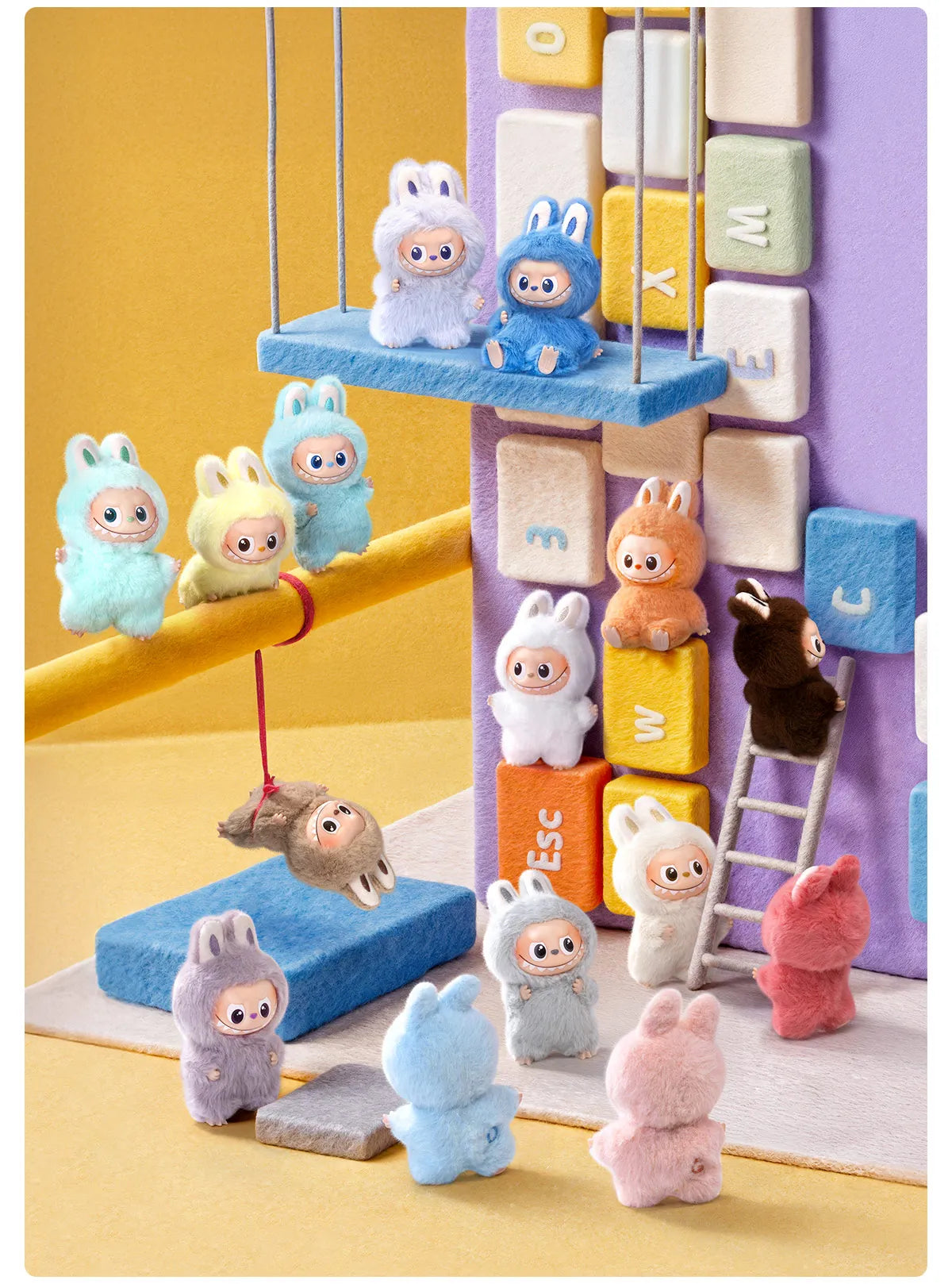 THE MONSTERS - PIN FOR LOVE SERIES A-M / Vinyl Plush Pendant Blind Box