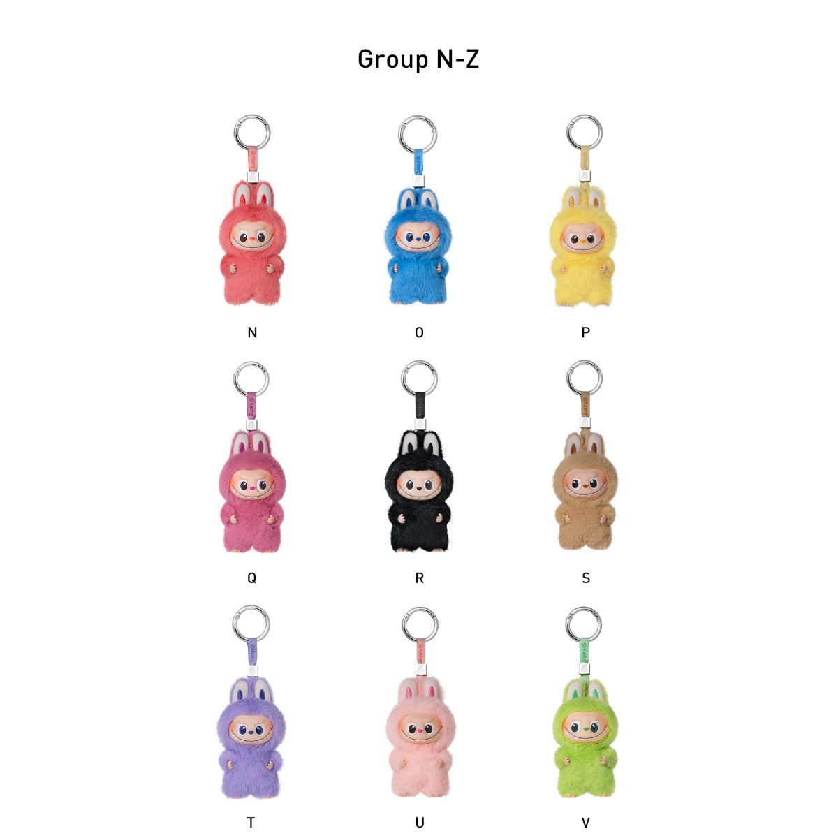 THE MONSTERS - PIN FOR LOVE SERIES  N-Z / Vinyl Plush Pendant Blind Box