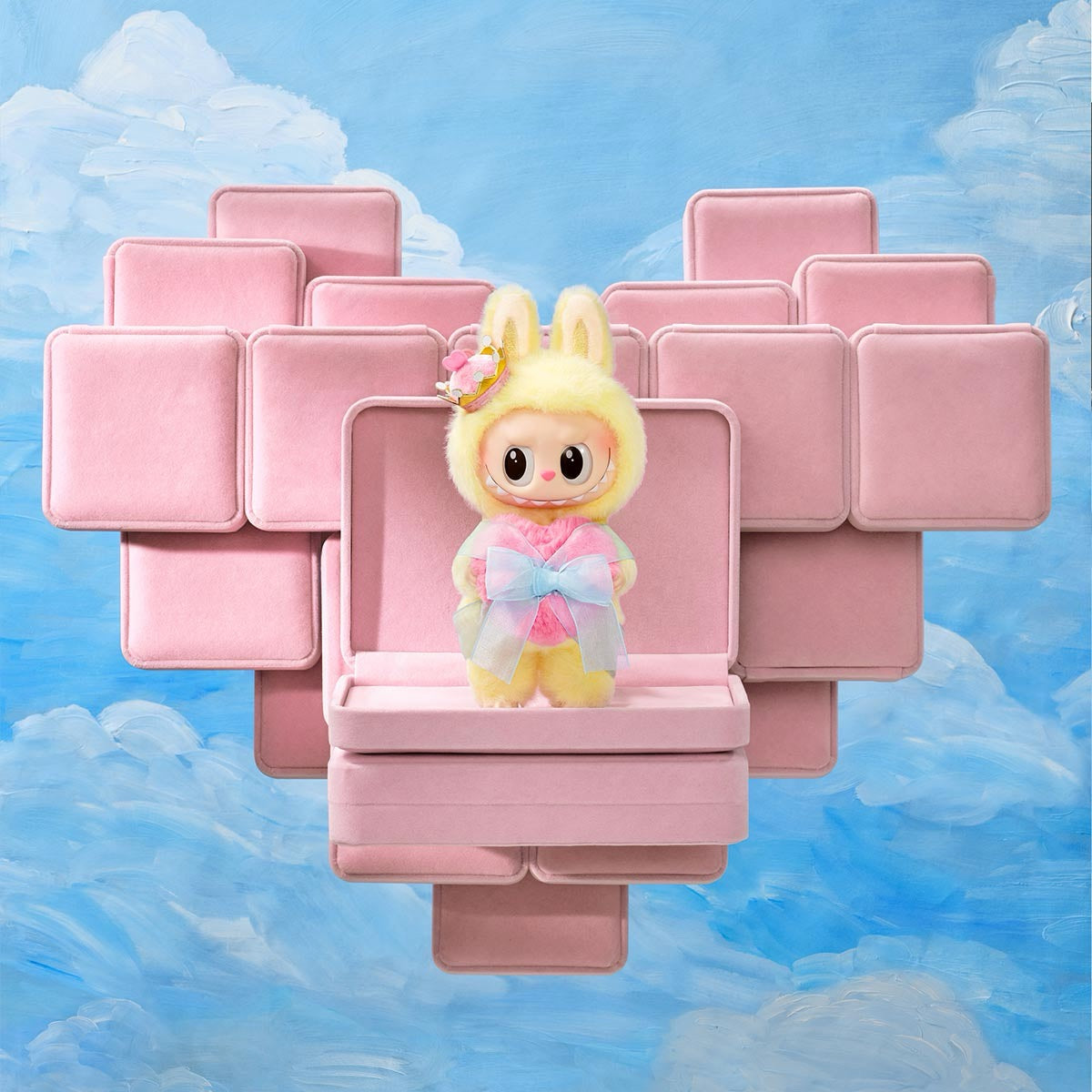THE MONSTERS - LET'S CHECKMATE SERIES Vinyl Plush Hanging Card