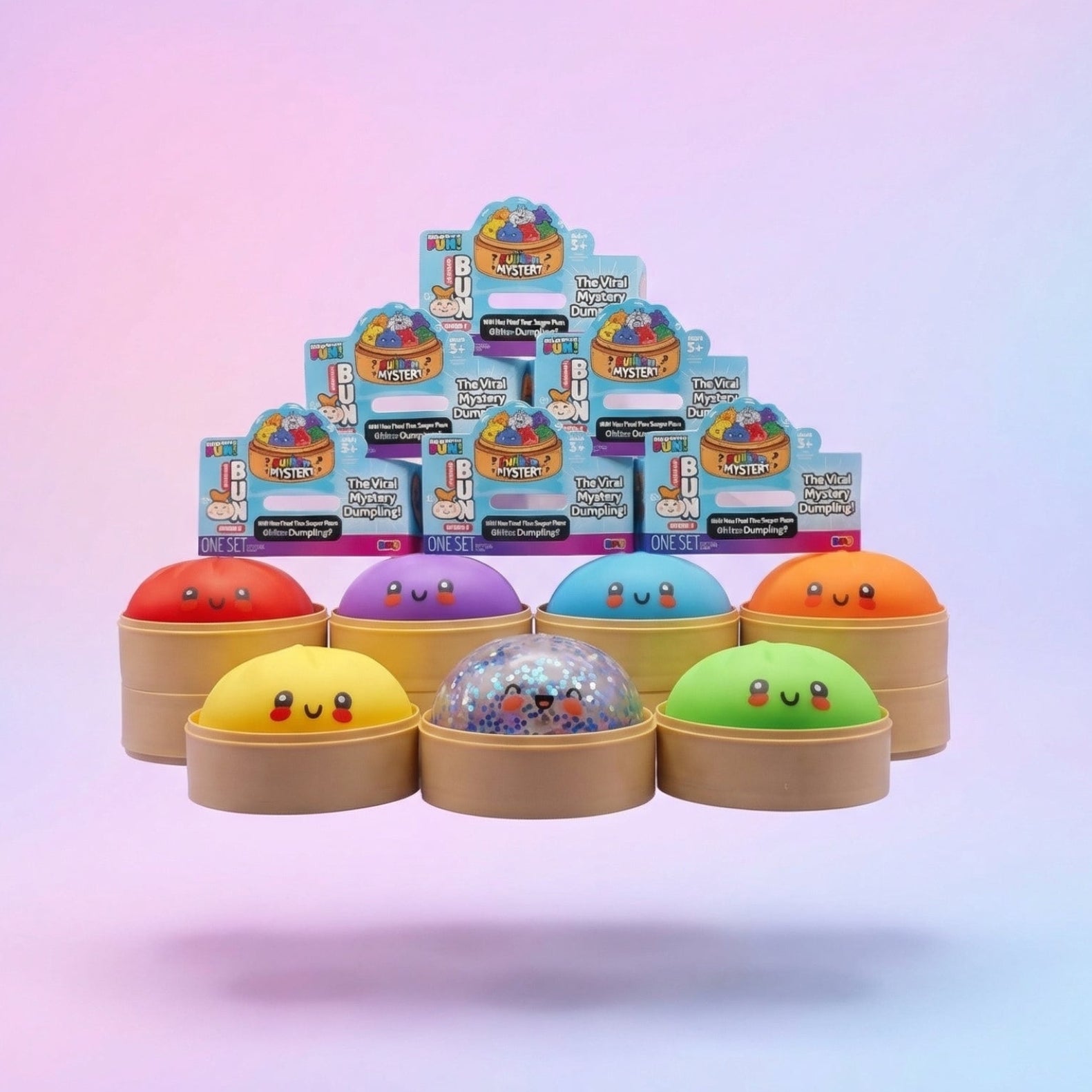 Rainbow Mystery Squishy Dumpling Series 3